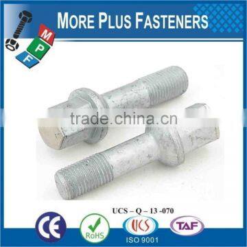 Made In Taiwan Aluminum Colored Tuner Style Stainless Steel Inch Thread Diameter Wheel Bolt