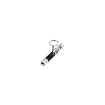 Logo Silk screen printing white PS, PVC, METAL Flashlight LED Torch KeyChains