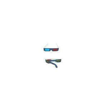 Noble colorful Red Blue Cyan Paper three Dimensional 3D edge polarized safety glasses for men