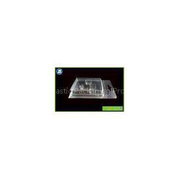 Clear customized clamshell blister packaging , jewelry packaging