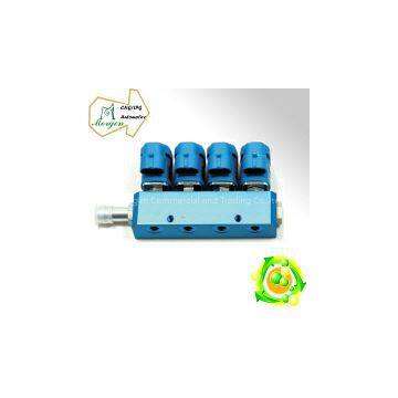 CNG LPG injector rail for sequential injection system