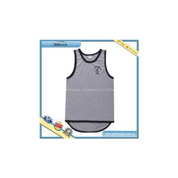 100 Cotton Mens Stringer Tank Top Custom