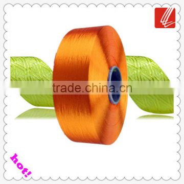 dope dyed Polyester yarn POY uesd in silk textile industry