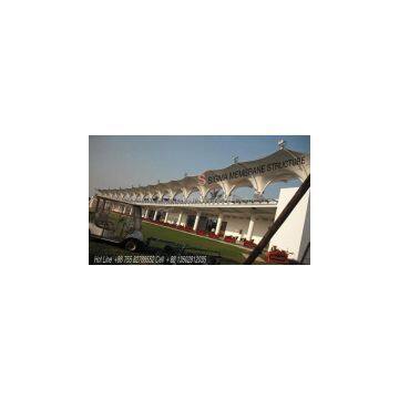 roof membrane structures,stadium membrane structure,parking membrane structure