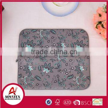 decorative kitchen dish drying mat, low price dish drying mat for kitchen use