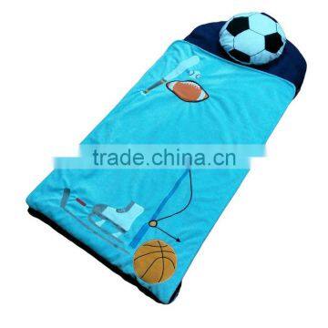 velboa baby embroidery all over blanket 4 in 1 school sleep mat pillow blanket cover mat 3 in 1 nap mat