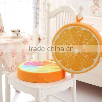 Custom Orange Design Shaped Plush Memory Foam Pillow photo-5
