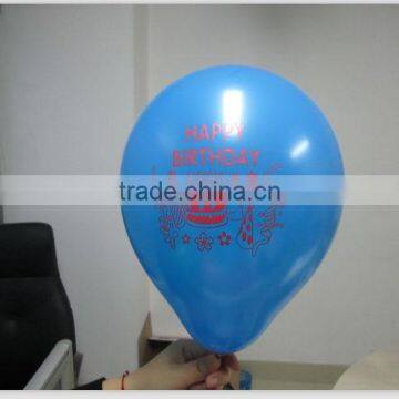 Promotion 12inch Printed Birthday ballon latex helium balloon