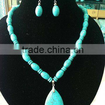 2013 Cheap Kallaite Jewelry Set Fashion Jewelry Navy Blue Jewelry Set