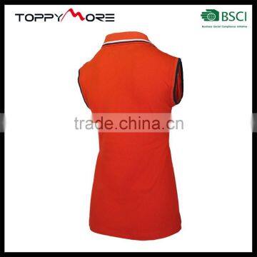 T056-3543R OEM Red Cotton Polo Shirts In China New Design Polo T Shirt photo-2