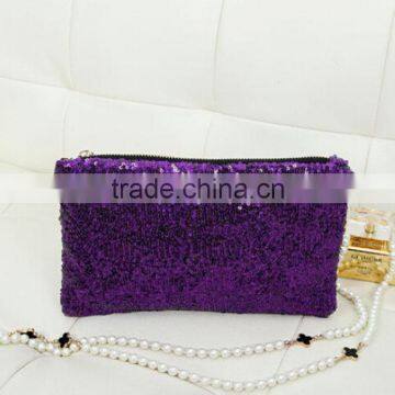 9 Colors Stock !! Bling Sequin Evening Party Clutch Bags photo-4