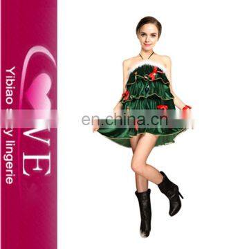 2 % Disocunt Offer Cheap Sexy Christmas Tree Costume Dress For Women