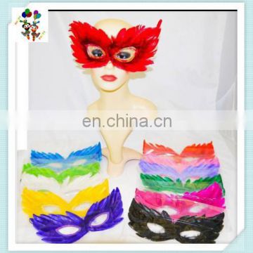 Venetian Masquerade Ball Hen Night Party Dance Feather Eye Masks HPC-0415