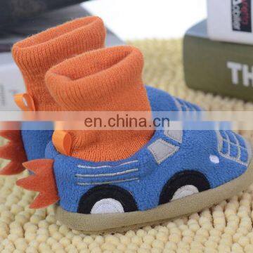 newest fashionable design car high cut animalr kid slippers