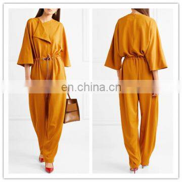 High Quality Elegant Women Pant Jumpsuit With 3/4 Sleeves