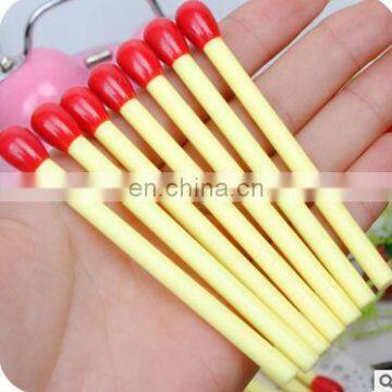 creative matchstick gel pen 0.50mm writing point gel pen wholesale student fanstic gift