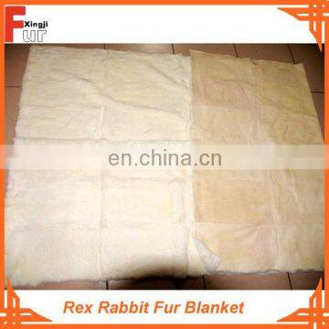 Comfortable Rex Rabbit Fur Blanket