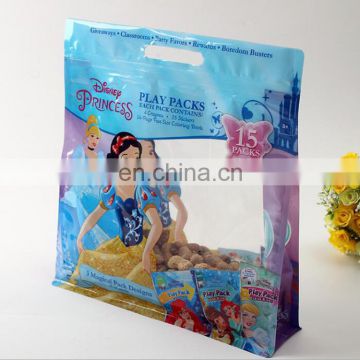 wholesale supply flat bottom pouch eight side seal food packaging plastic bag