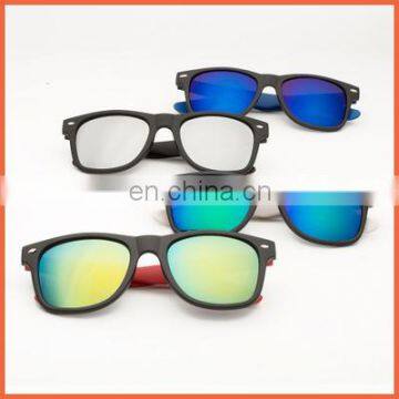 Plastic frame matte sun glasses free samples logo printing dropshipping promotion sunglasses