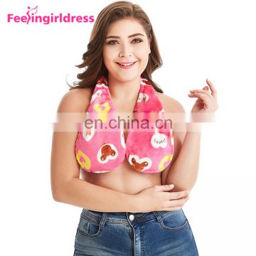 Custom Towel Multiple Colors Women Easy To Breastfeeding Towel Underwea Bra