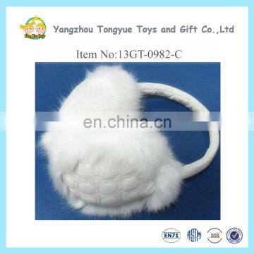 Custom Plush Fluffy Warm Earmuff for Winter Girls Decoration