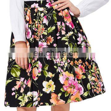 19 Colors ! Grace Karin Cheap Occident Short Retro Vintage 50s Floral Print Cotton Skirt CL6294-11# photo-3