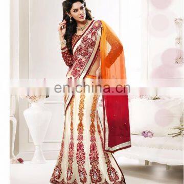 Party Wear Half&Half saree.