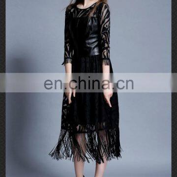 Elegant Custom-made Sexy pu Lace Evening Dresses for Women photo-5