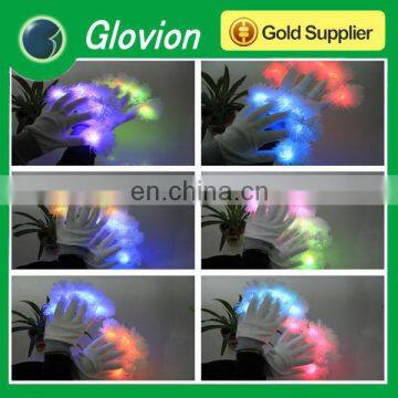 Concert cheerful led gloves led party gloves flashlight glove for party