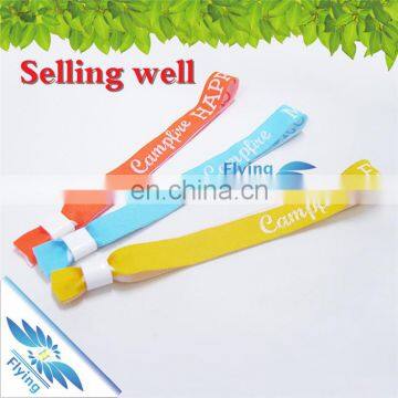 Hot sale Promotion woven custom name bracelet