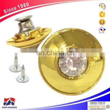 Chinese manufacturers couture sewing jeans coat/metal diamond button