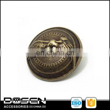 Wholesale Oxidized Brass coat sewing button decorated manufacturer.