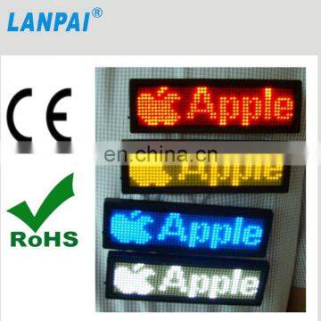 (Direct Manufacturer) USB Rechargeable LED Famous Brand Name Badge, Led Name Card for Worker/Show/shop/waiter/waitress UAE photo-5