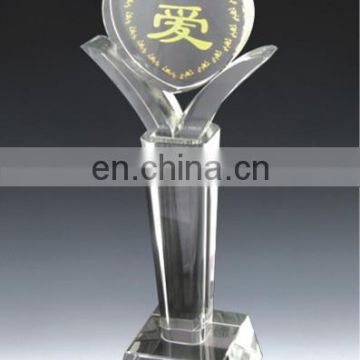 crystal carving art,crystal trophy