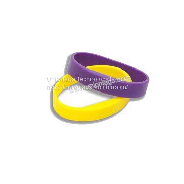 High Quality MF1 S70 Waterproof Bracelet RFID Custom Silicone Wristband