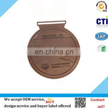 Top sell championship series sport metal medal for swimming