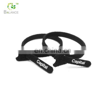 easy wrap custom logo colorful hook and loop cable tie hook and loop cable wraps