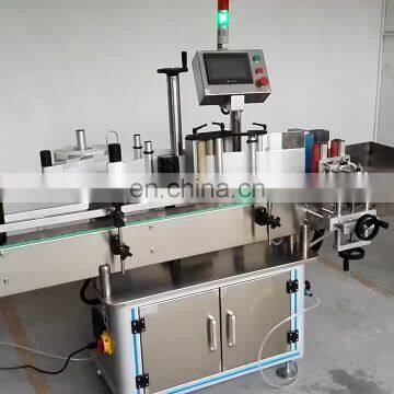 Automatic two side label applicator machine paper card plane labeling machine