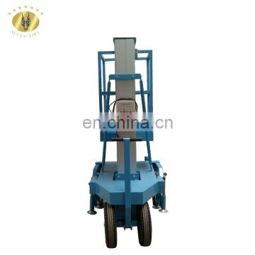 7LSJLI Shandong SevenLift mobile scaffolding mini manual telescopic mast platform lift for home