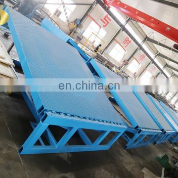 7LGQ Shandong SevenLift warehouse used stationary dock leveller ramps for forklift