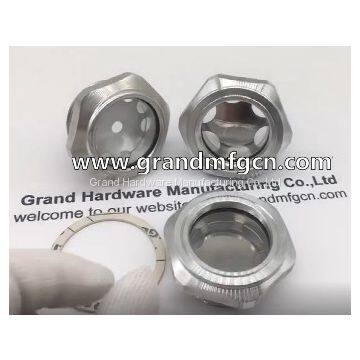 Aluninum Oil Level Sight Glasses OEM and ODM Service G3/4 Inch