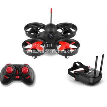Mini Drone with Camera, FPV RC Aircraft with VR-009 Video Headset 5.8G 40CH HD 3inch 16:9 Display FPV VR Goggles Equipped