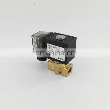 PU-M02 zero pressure start port 1/4" orifice 1.5mm solenoid valves FKM seal 150C high temperature brass valve