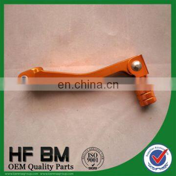 Dirt bike spare parts, dirt bike CNC starting lever, CNC Parts motorcycle dirt Bike Aluminum S Shaped Kick Start Lever