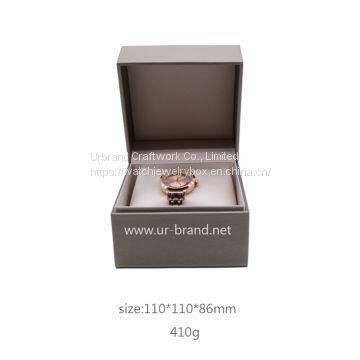 wholesale customization new design golden creative high-end watch box packaging PU satin cloth storage jewelry gift  box watch box