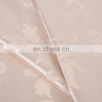 High Quality Plain Jacquard Satin Fabric