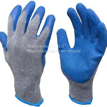 Wholesale Rubber Latex Double Coated Work Gloves for Construction, gardening gloves, heavy duty Cotton Blend