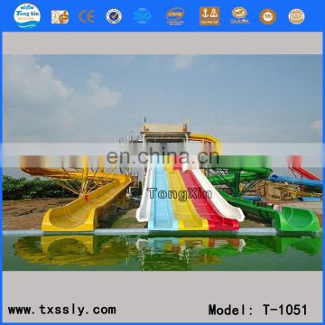 large water slide combination of water slide