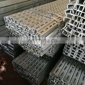Galvanized Perforated U Steel Profile/U Steel Channel 41x41/C Channel Purlin photo-2