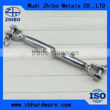 Stainless Steel Closed Body Turnbuckles With Two Welded Forks Open Body Turnbuckles With Hooks Eyes Jaws